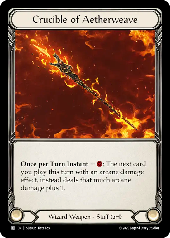 Crucible of Aetherweave - Flesh and Blood TCG - MoxLand