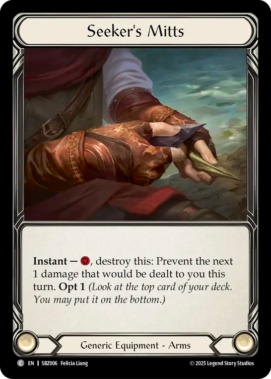 Seeker's Mitts - Flesh and Blood TCG - MoxLand