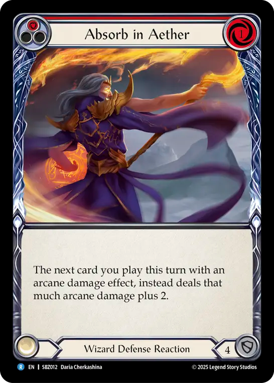 Absorb in Aether (Red) - Flesh and Blood TCG - MoxLand