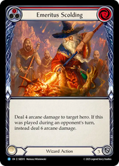 Emeritus Scolding (Red) - Flesh and Blood TCG - MoxLand