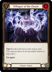 Whisper of the Oracle (Red) - Flesh and Blood TCG - MoxLand