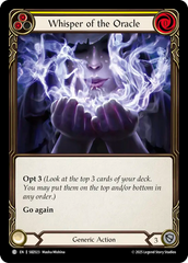 Whisper of the Oracle (Yellow) - Flesh and Blood TCG - MoxLand