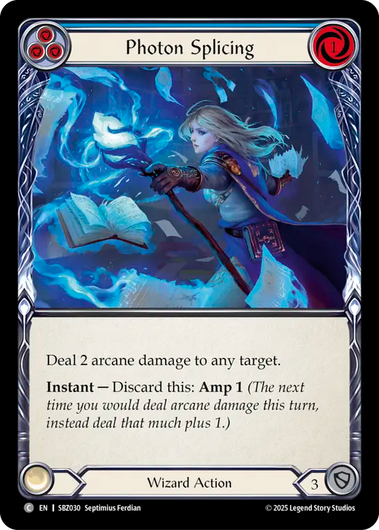 Photon Splicing (Blue) - Flesh and Blood TCG - MoxLand