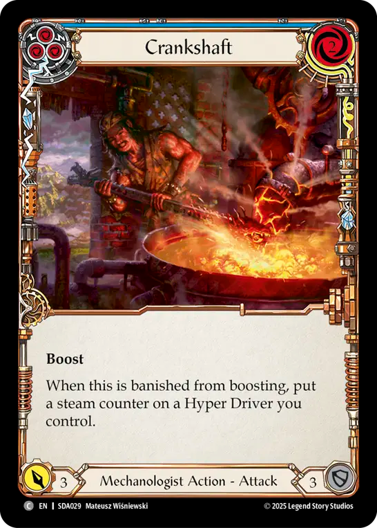 Crankshaft (Blue) - Flesh and Blood TCG - MoxLand