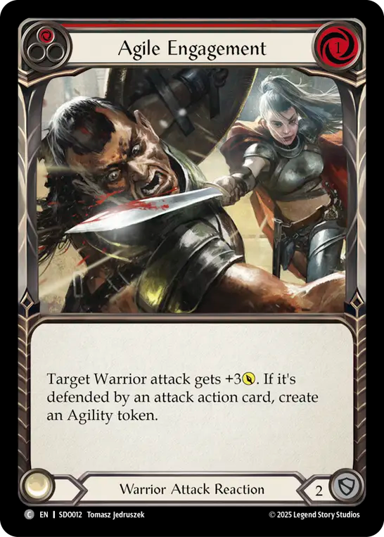 Agile Engagement (Red) - Flesh and Blood TCG - MoxLand