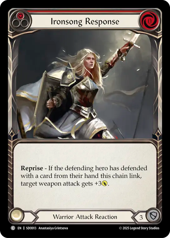 Ironsong Response (Red) - Flesh and Blood TCG - MoxLand