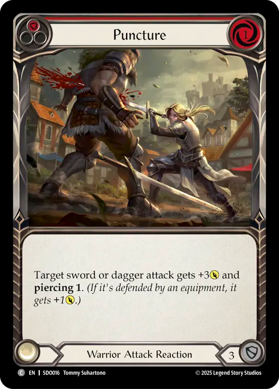 Puncture (Red) - Flesh and Blood TCG - MoxLand