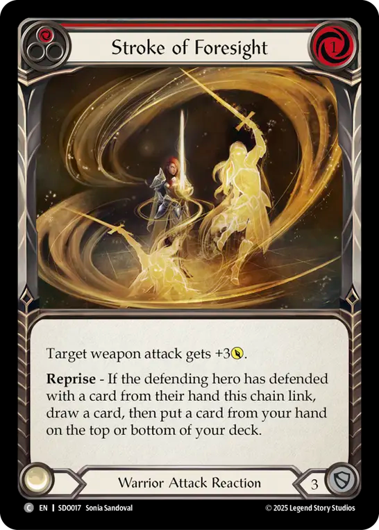 Stroke of Foresight (Red) - Flesh and Blood TCG - MoxLand