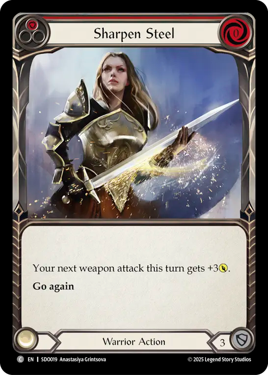 Sharpen Steel (Red) - Flesh and Blood TCG - MoxLand