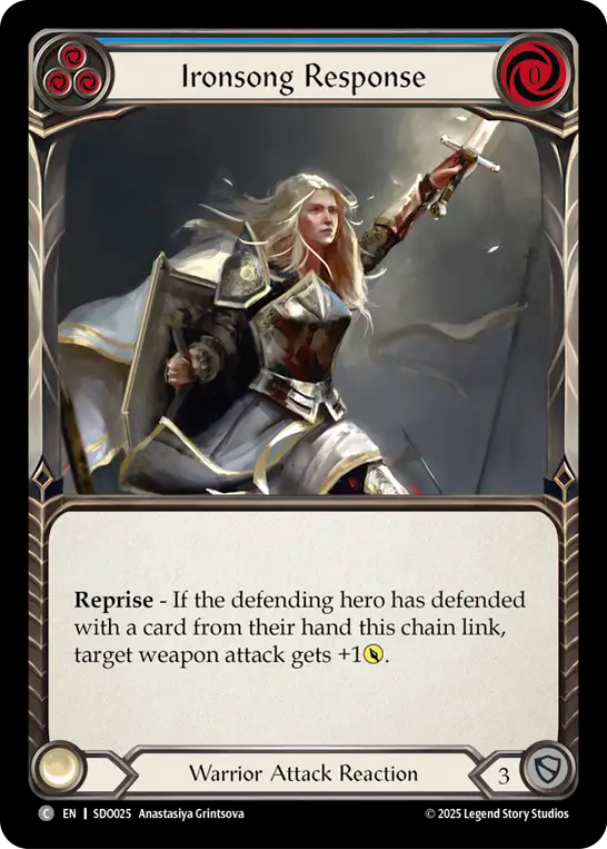 Ironsong Response (Blue) - Flesh and Blood TCG - MoxLand