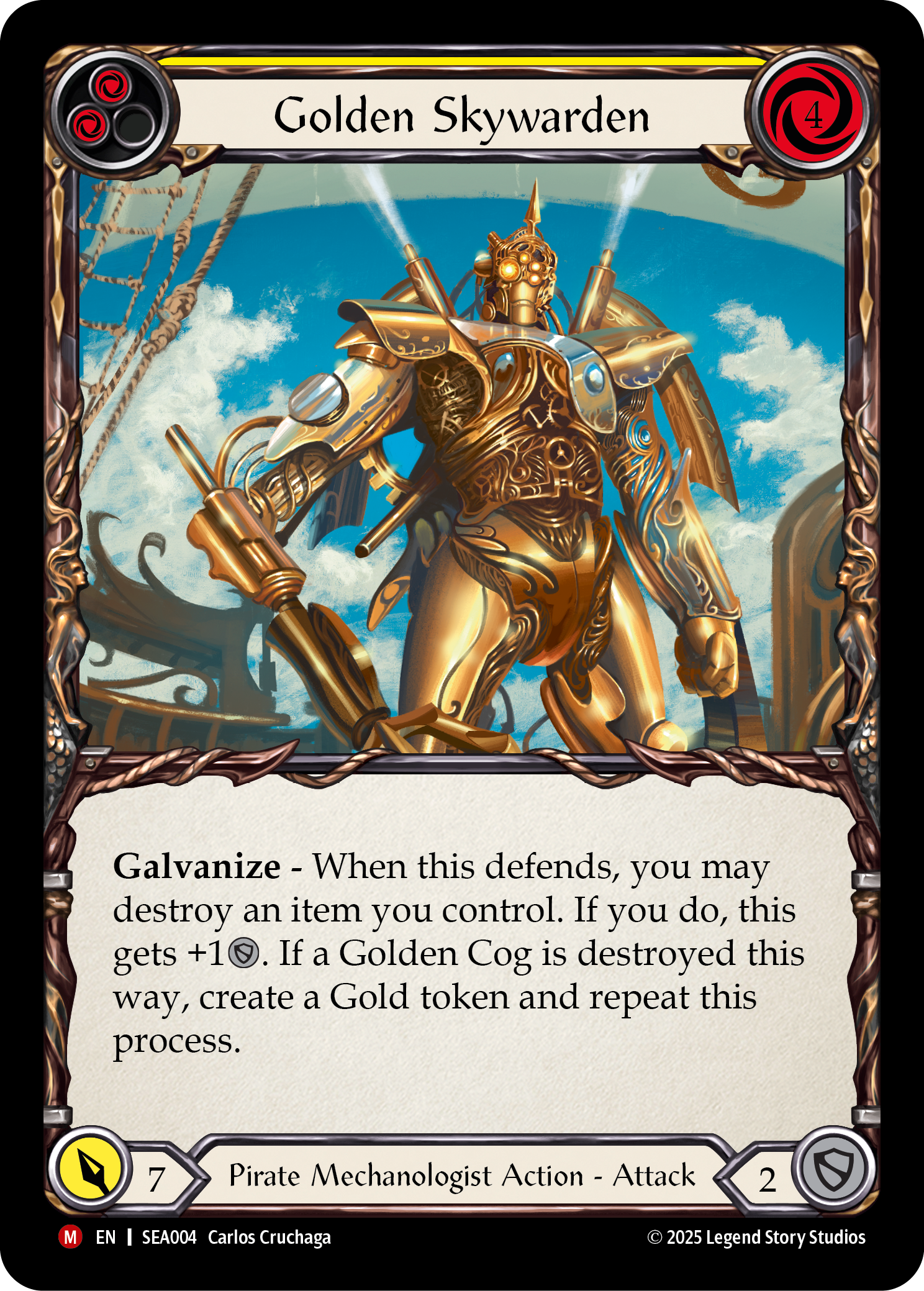 Golden Skywarden (Yellow) - Flesh and Blood TCG - MoxLand