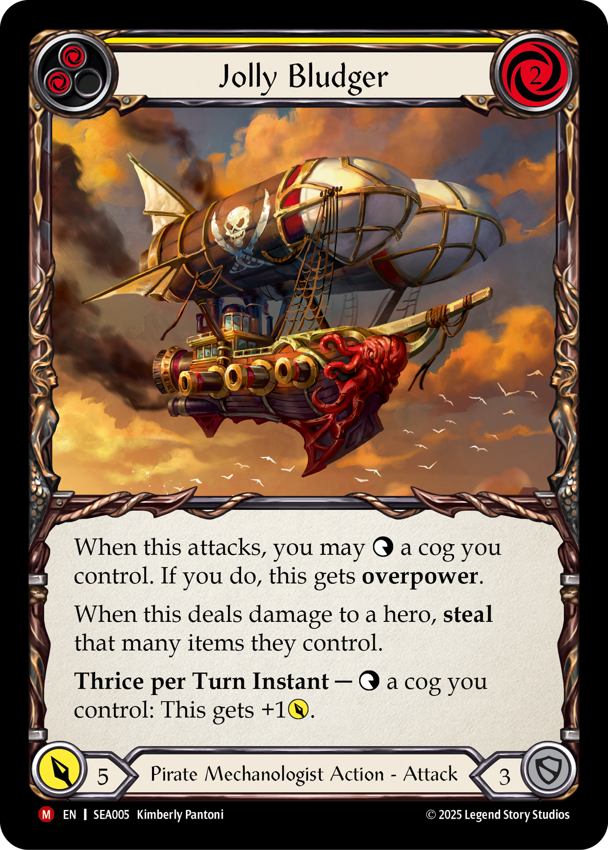 Jolly Bludger (Yellow) - Flesh and Blood TCG - MoxLand