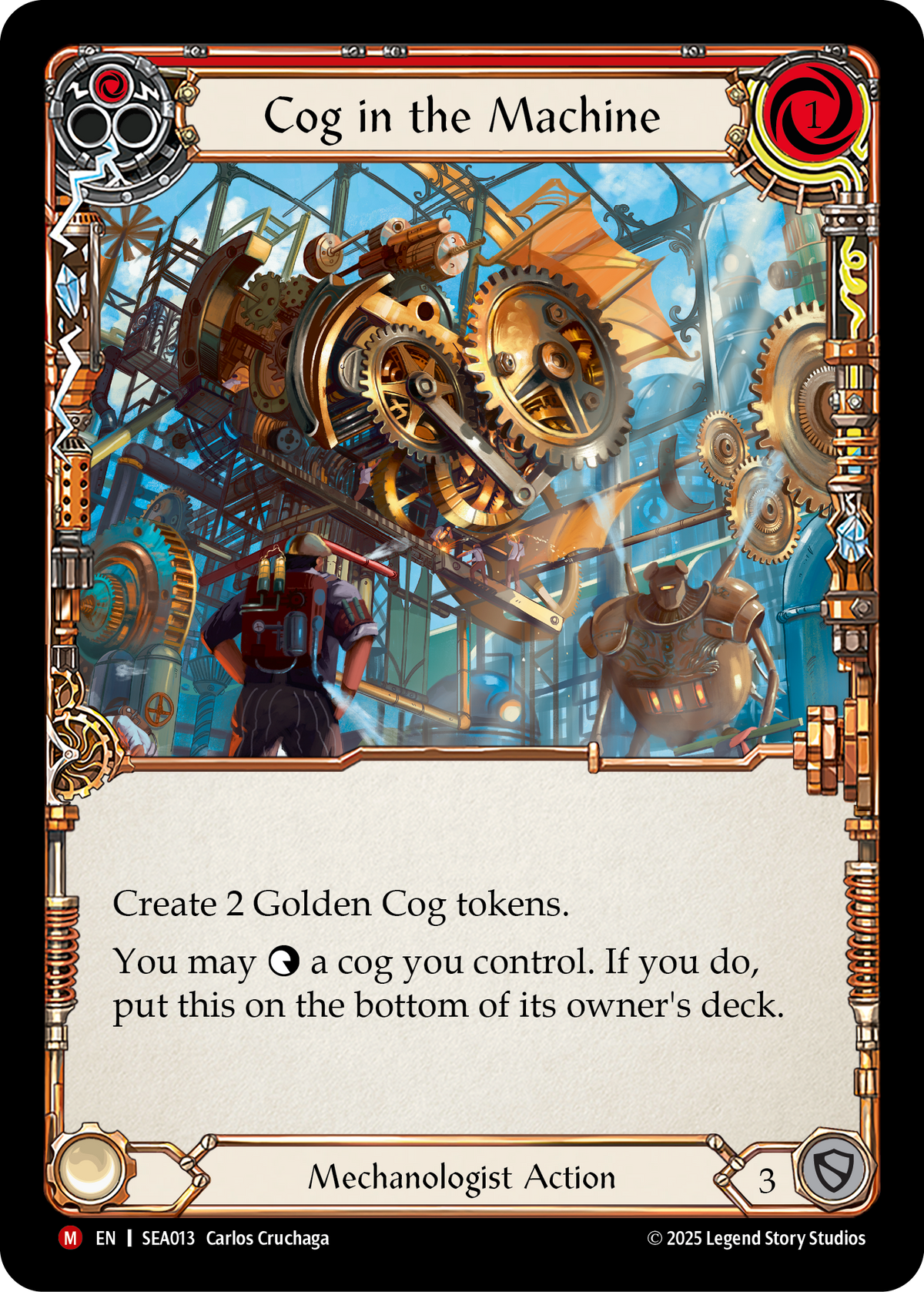 Cog in the Machine (Red) - Flesh and Blood TCG - MoxLand