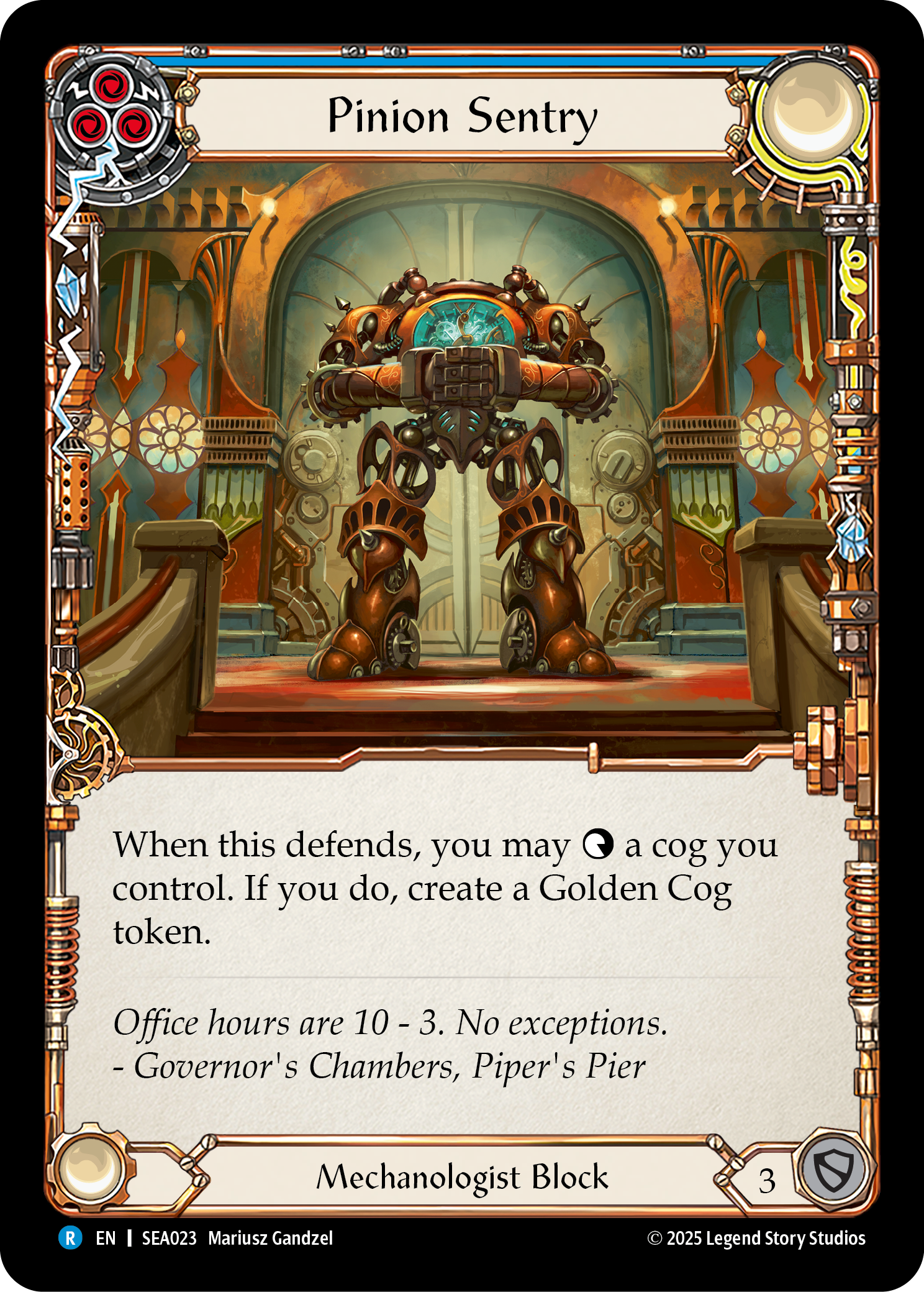 Pinion Sentry (Blue) - Flesh and Blood TCG - MoxLand