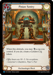 Pinion Sentry (Blue) - Flesh and Blood TCG - MoxLand