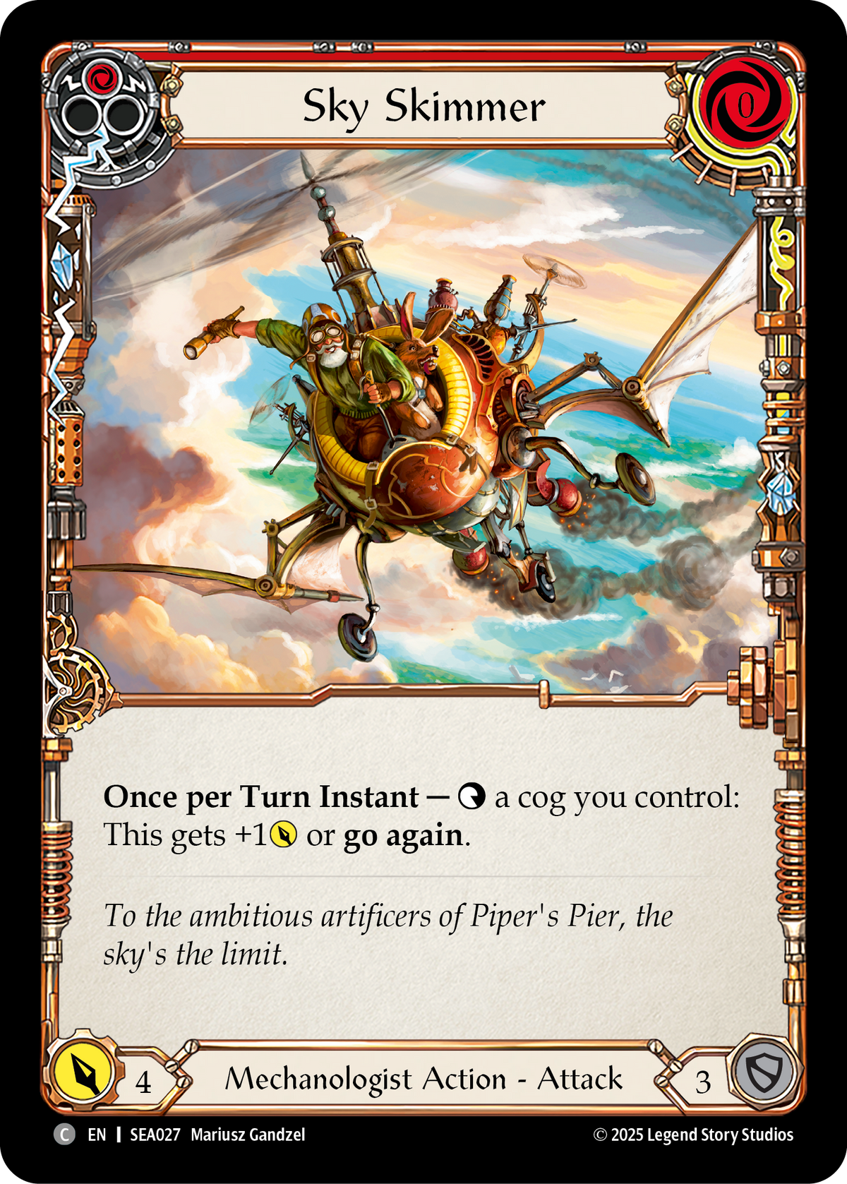 Sky Skimmer (Red) - Flesh and Blood TCG - MoxLand