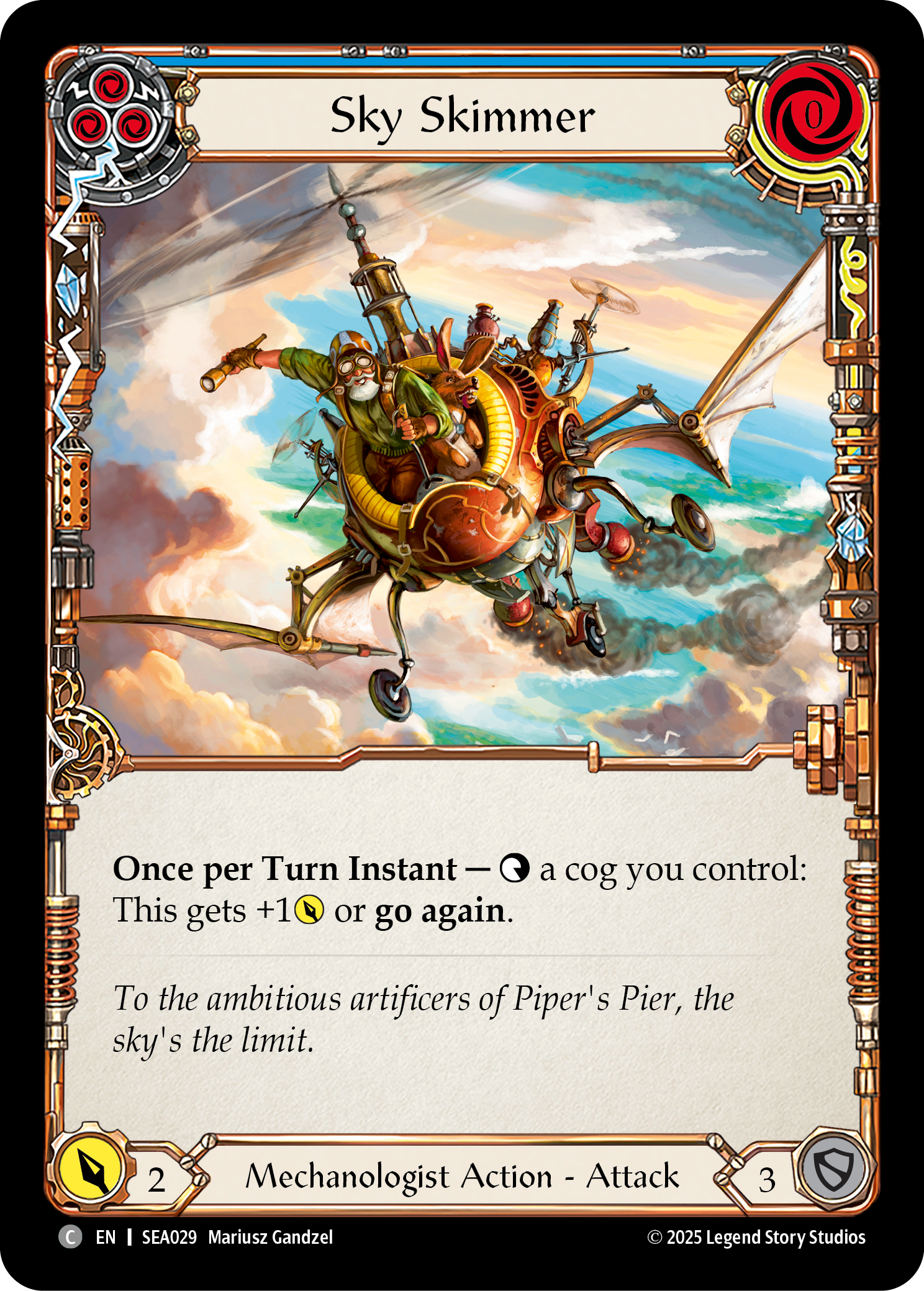Sky Skimmer (Blue) - Flesh and Blood TCG - MoxLand
