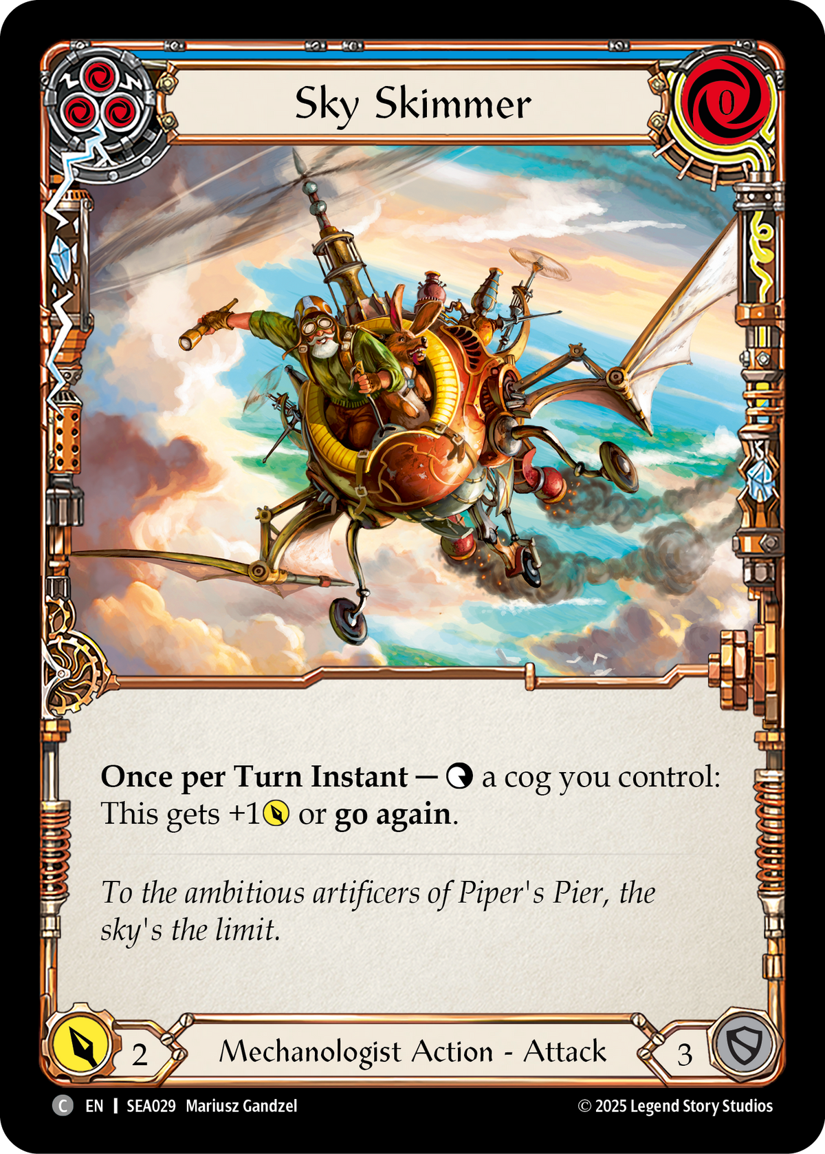 Sky Skimmer (Blue) - Flesh and Blood TCG - MoxLand
