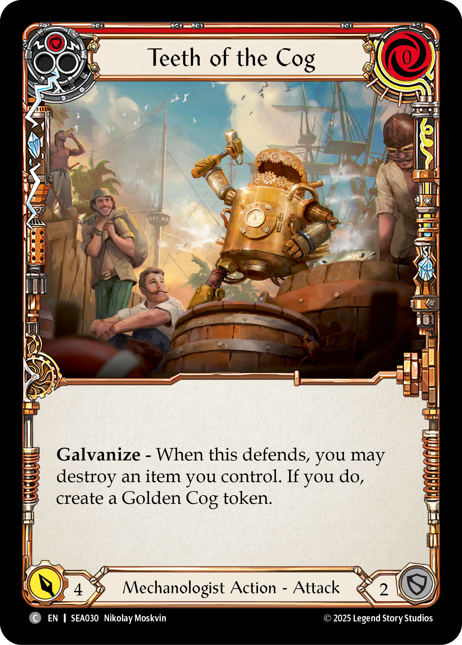 Teeth of the Cog (Red) - Flesh and Blood TCG - MoxLand