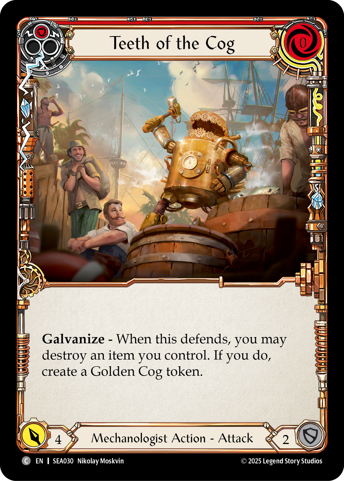 Teeth of the Cog (Red) - Flesh and Blood TCG - MoxLand