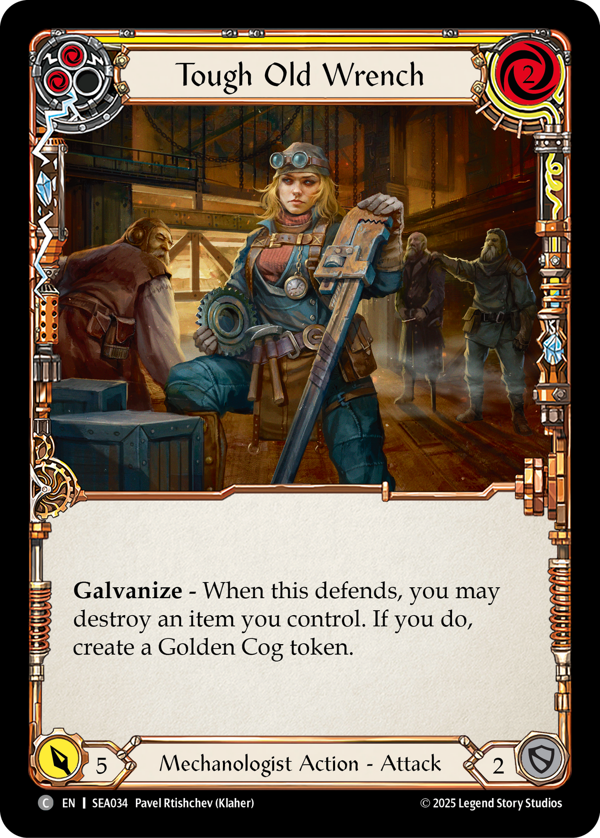 Tough Old Wrench (Yellow) - Flesh and Blood TCG - MoxLand