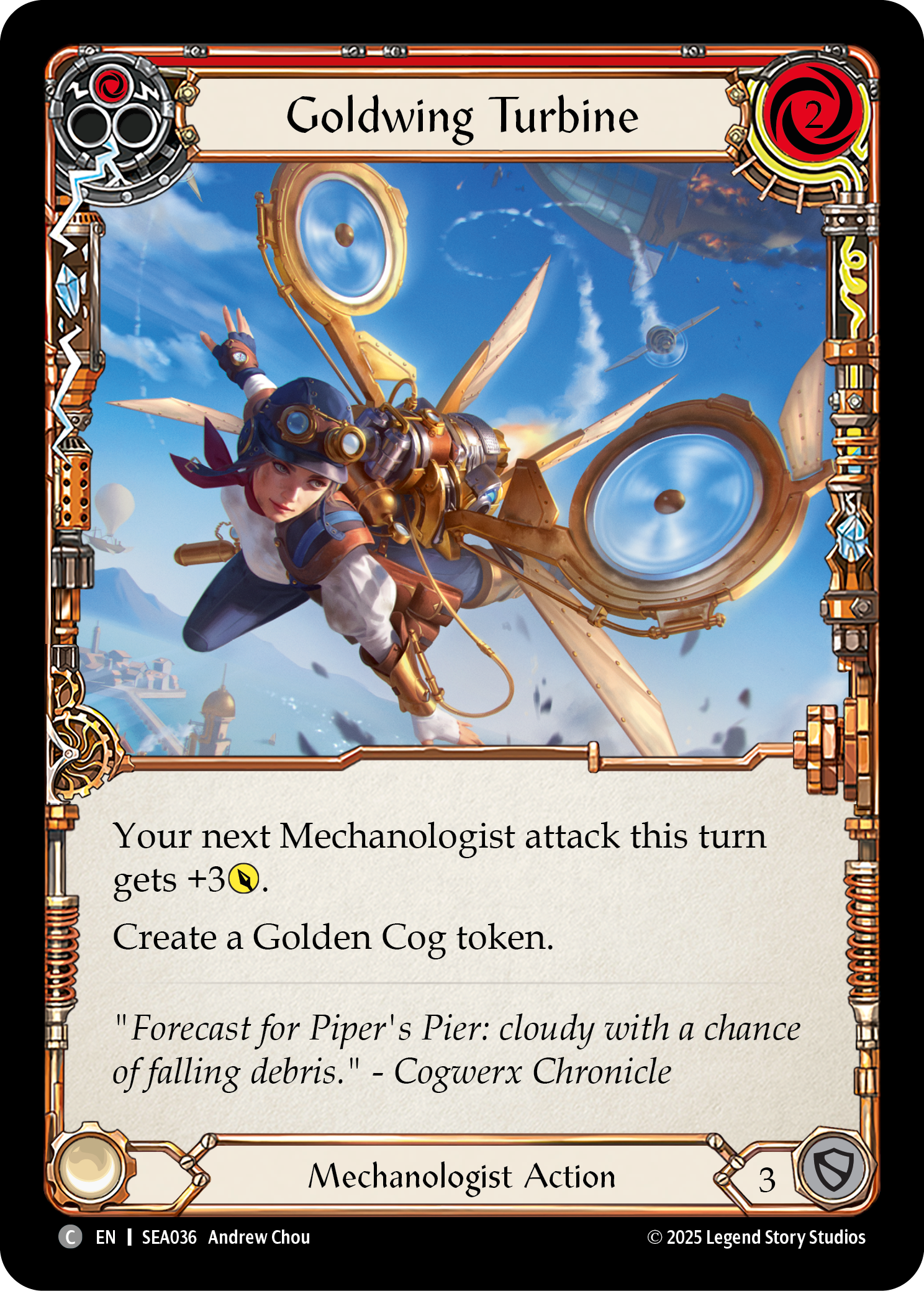 Goldwing Turbine (Red) - Flesh and Blood TCG - MoxLand