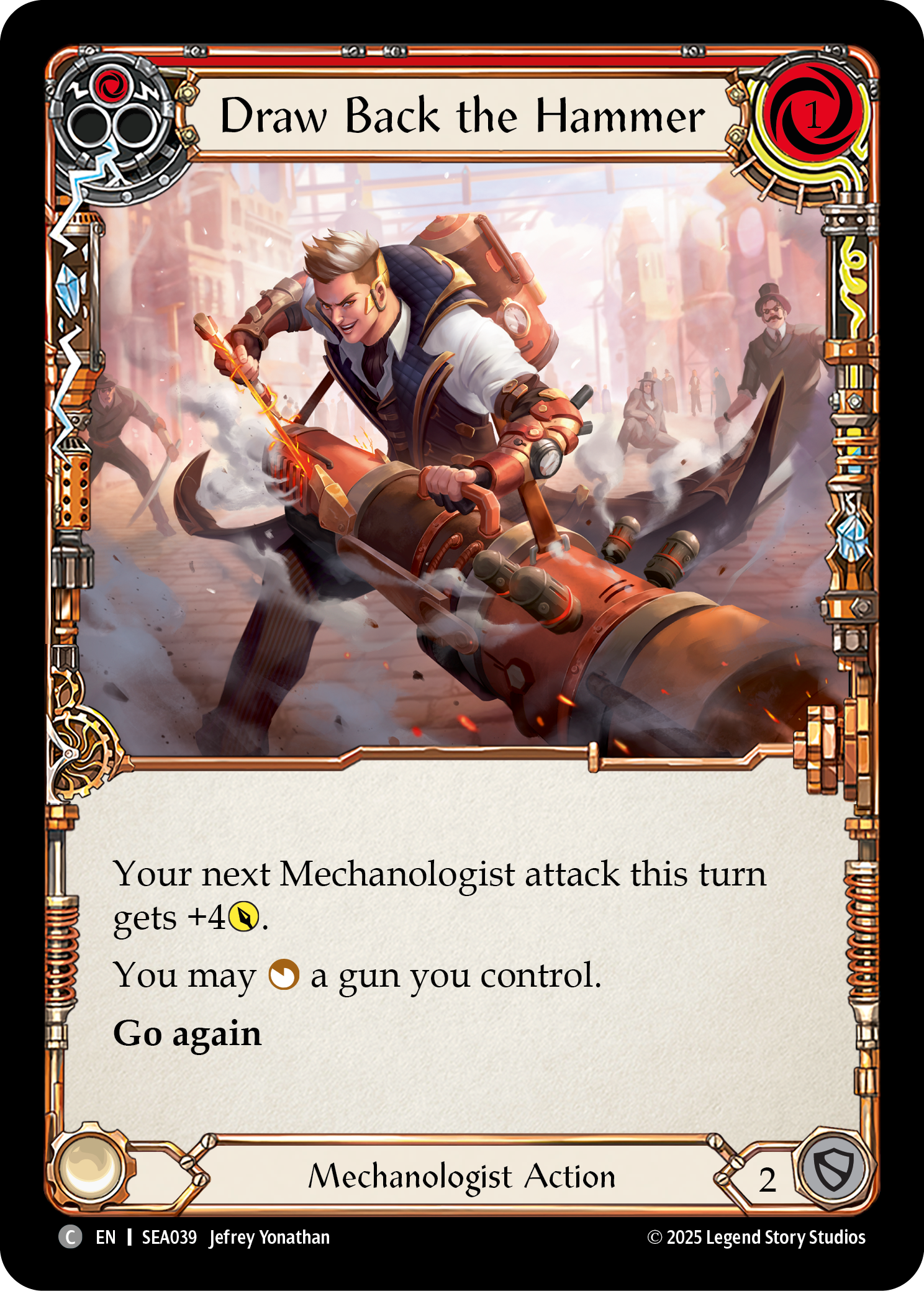 Draw Back the Hammer (Red) - Flesh and Blood TCG - MoxLand