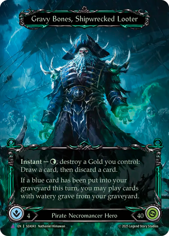 Gravy Bones, Shipwrecked Looter - Flesh and Blood TCG - MoxLand