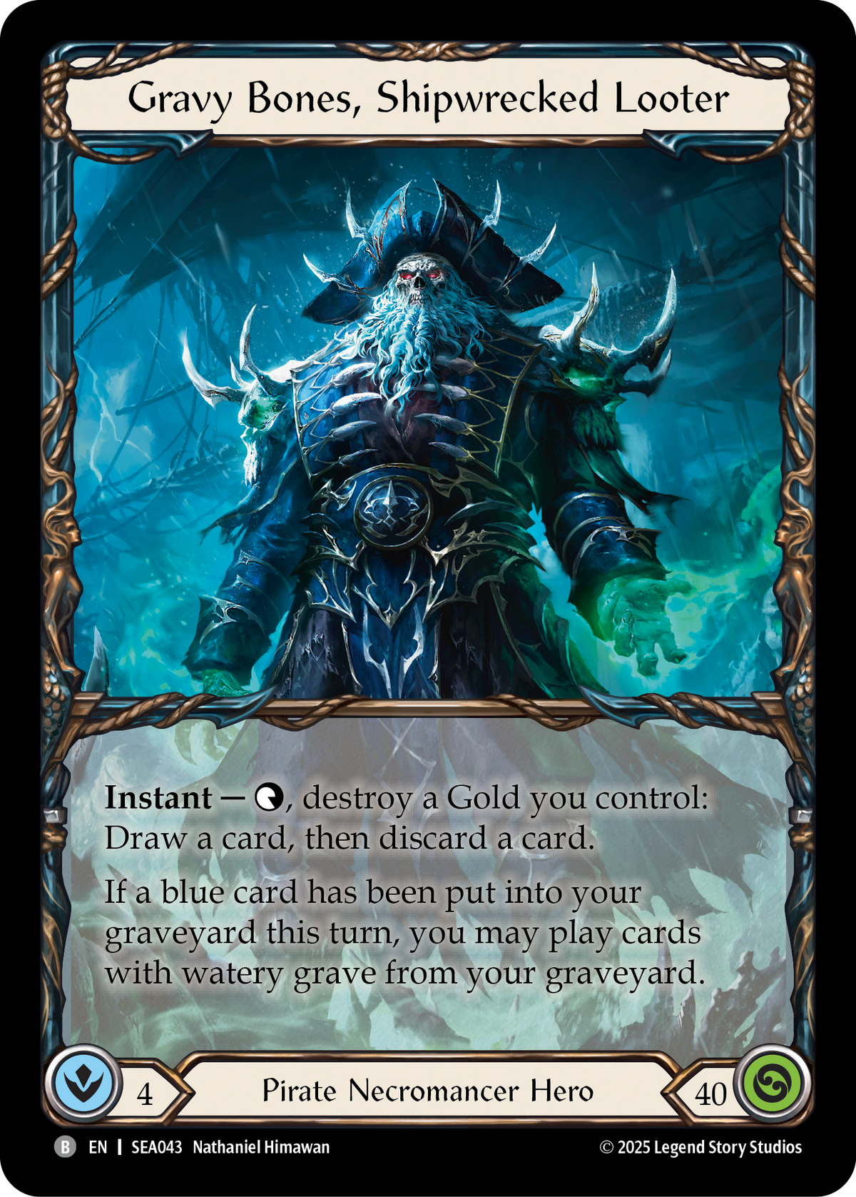 Gravy Bones, Shipwrecked Looter - Flesh and Blood TCG - MoxLand