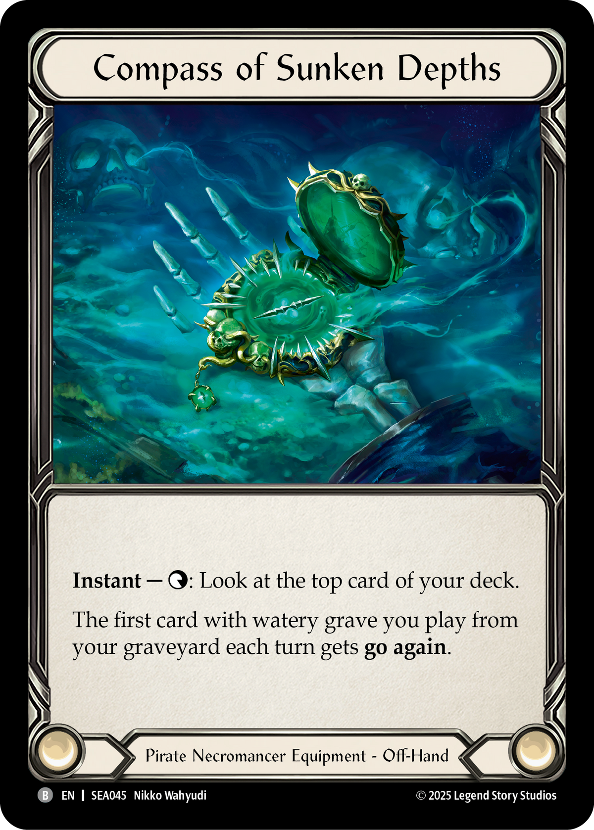 Compass of Sunken Depths - Flesh and Blood TCG - MoxLand
