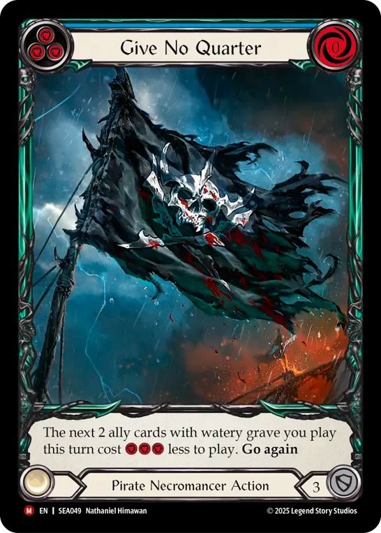 Give No Quarter (Blue) - Flesh and Blood TCG - MoxLand