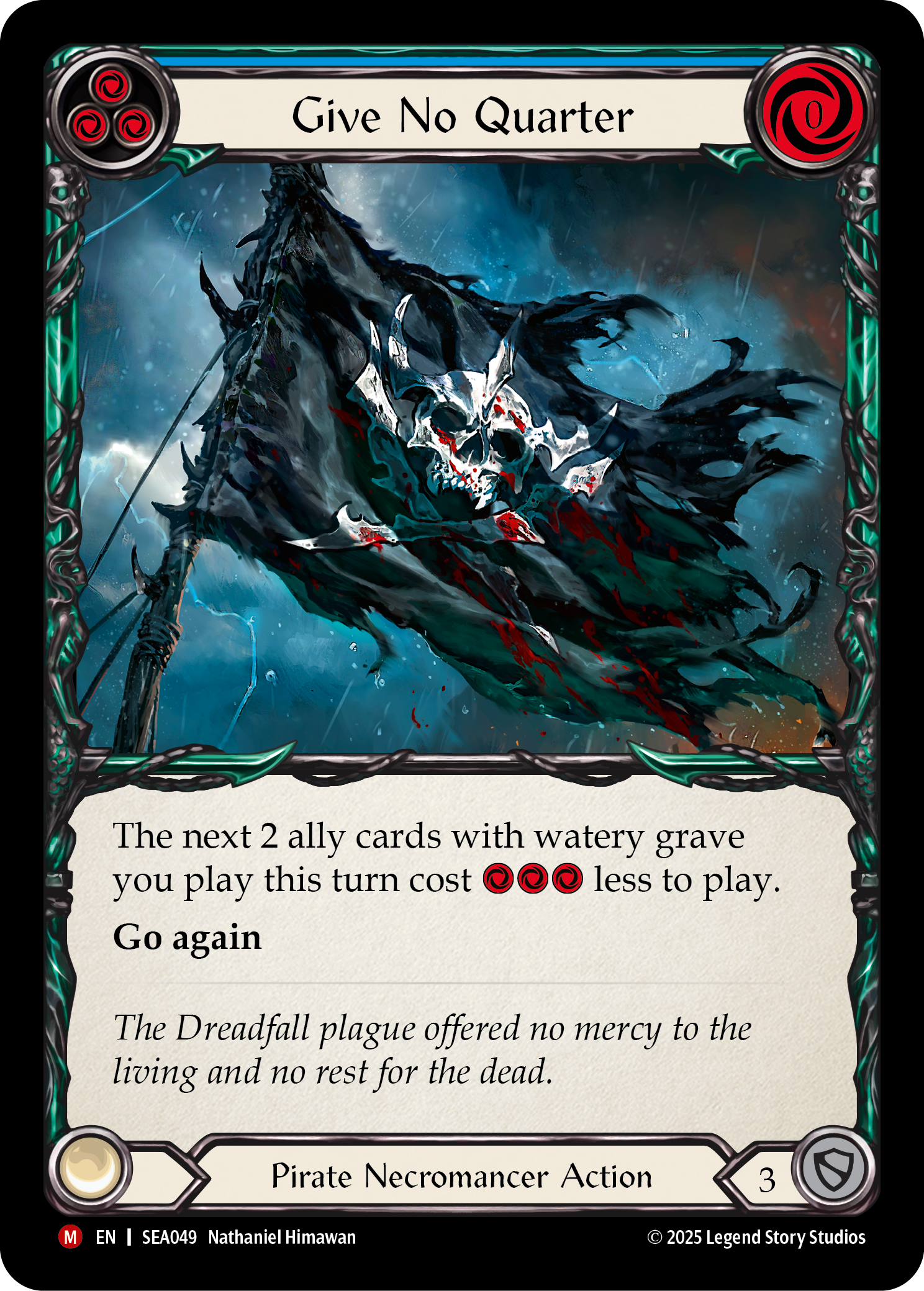 Give No Quarter (Blue) - Flesh and Blood TCG - MoxLand