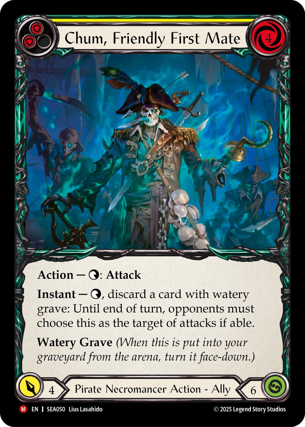 Chum, Friendly First Mate (Yellow) - Flesh and Blood TCG - MoxLand