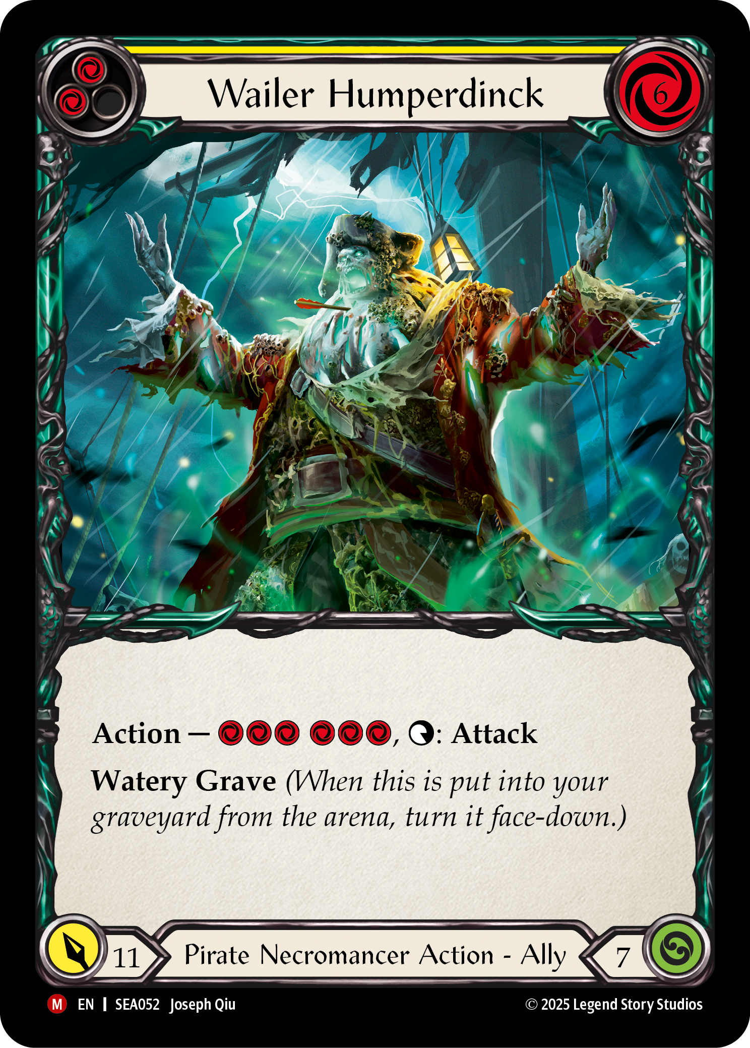 Wailer Humperdinck (Yellow) - Flesh and Blood TCG - MoxLand