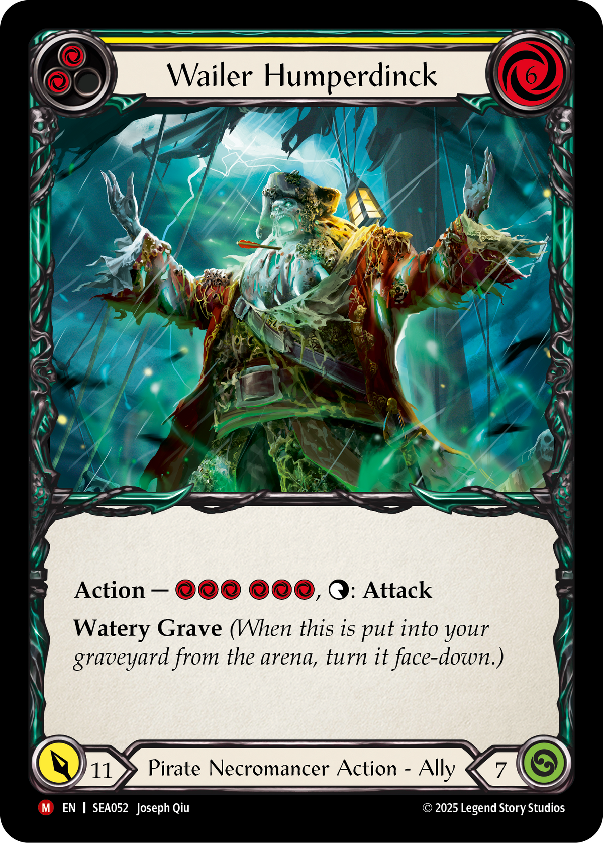 Wailer Humperdinck (Yellow) - Flesh and Blood TCG - MoxLand