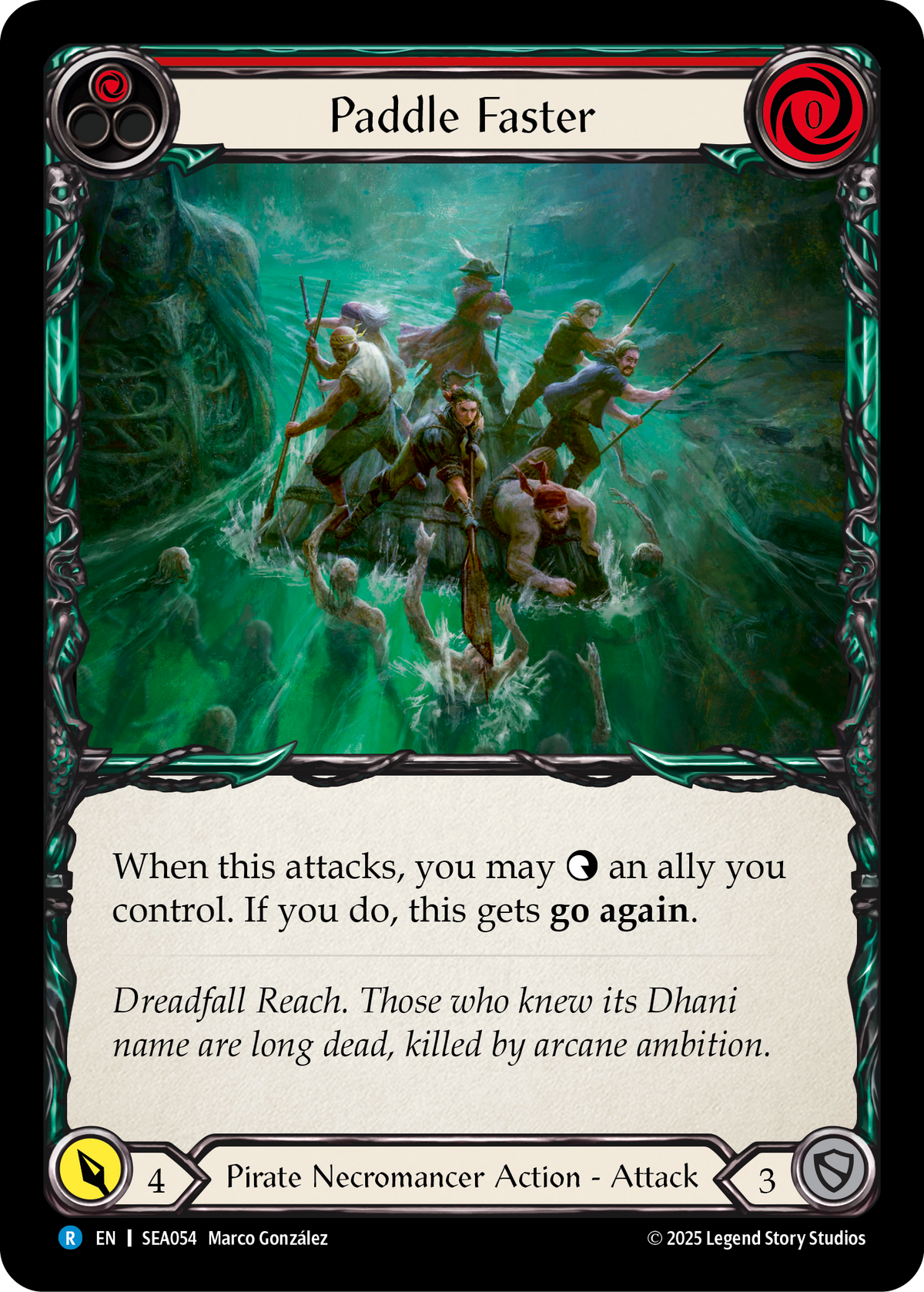 Paddle Faster (Red) - Flesh and Blood TCG - MoxLand