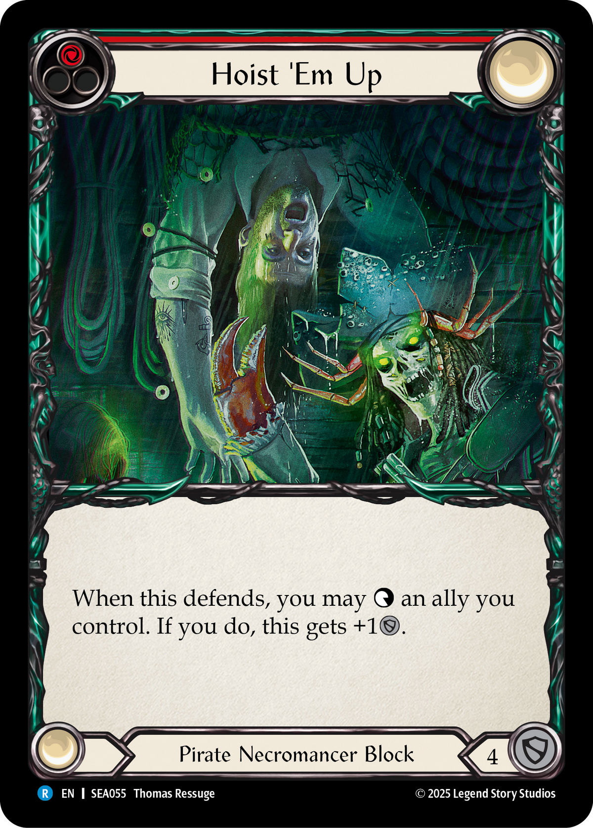 Hoist 'Em Up (Red) - Flesh and Blood TCG - MoxLand