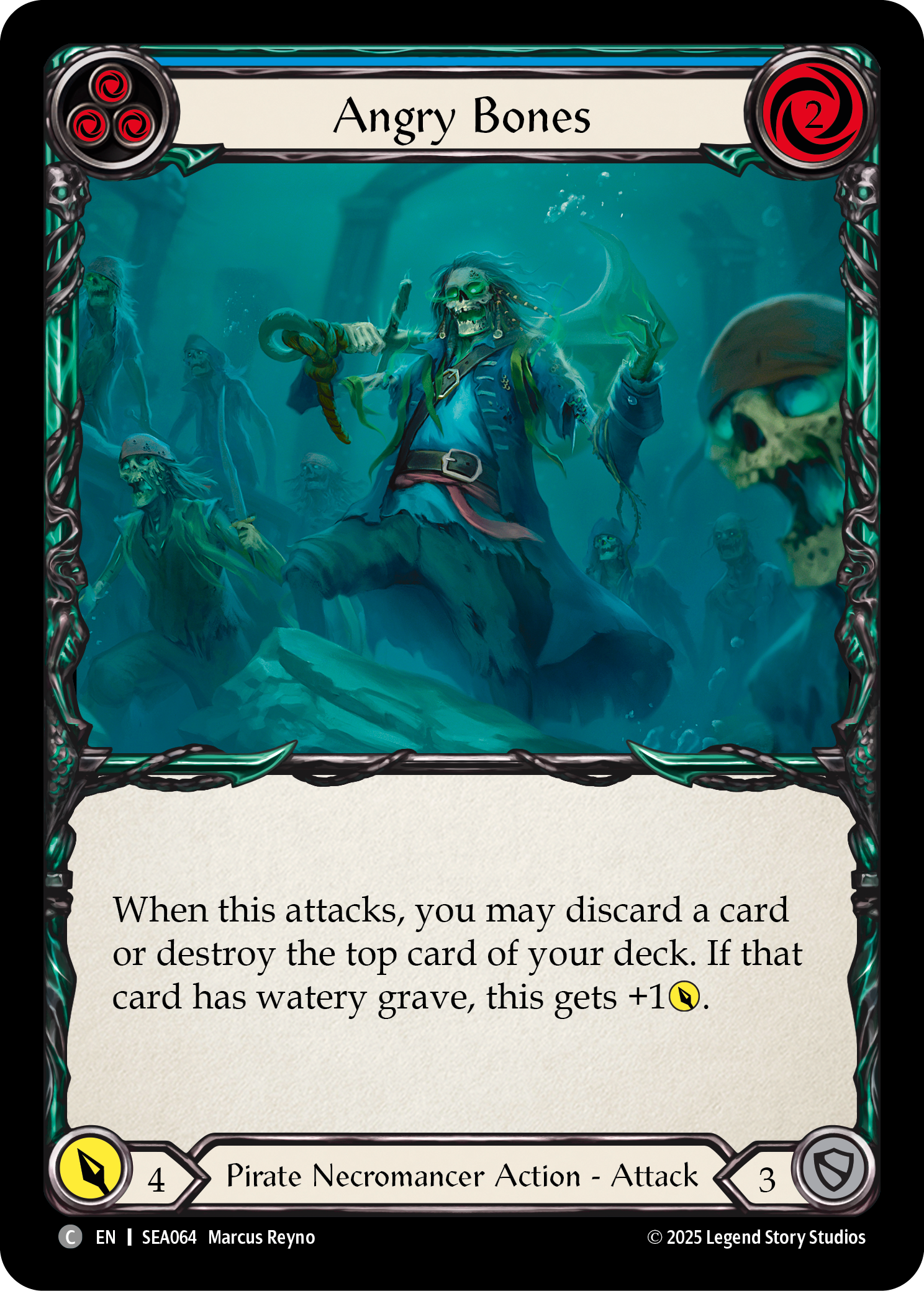 Angry Bones (Blue) - Flesh and Blood TCG - MoxLand