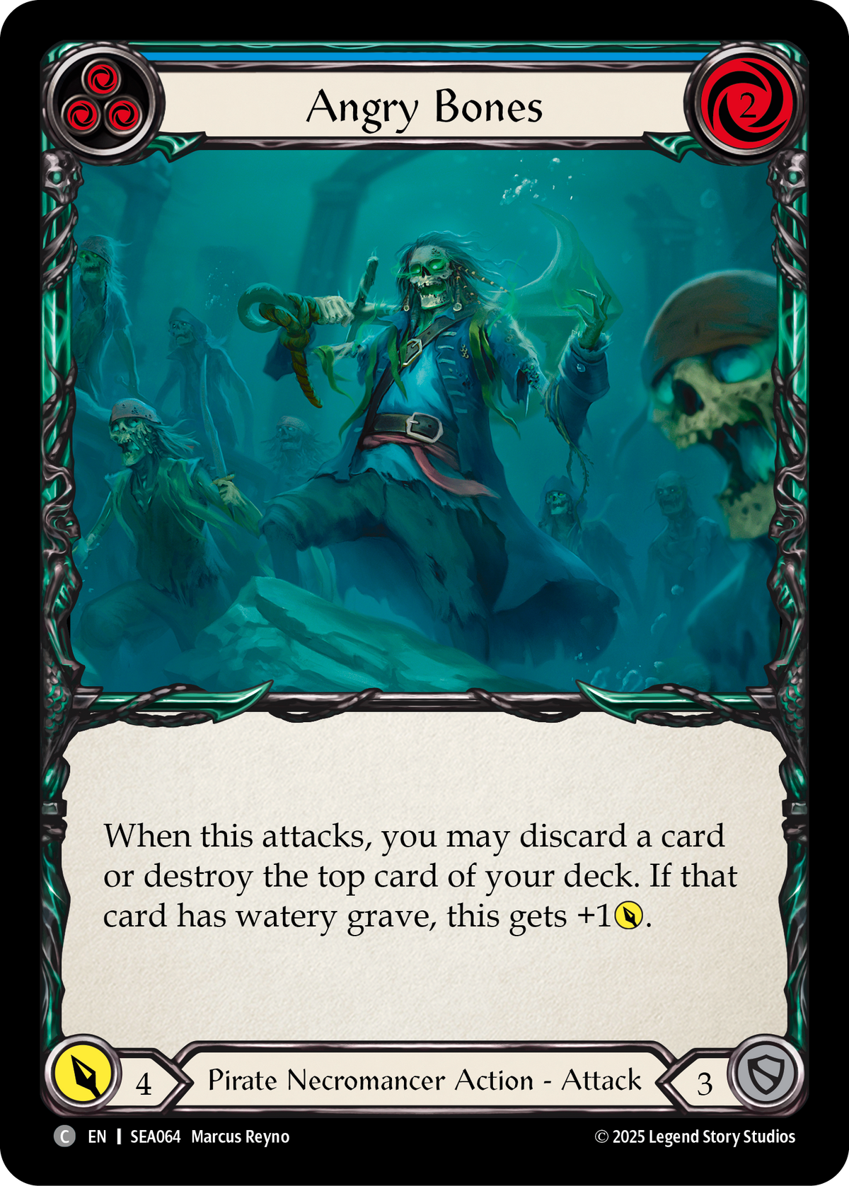 Angry Bones (Blue) - Flesh and Blood TCG - MoxLand