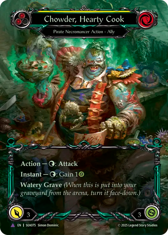 Chowder, Hearty Cook (Yellow) - Flesh and Blood TCG - MoxLand