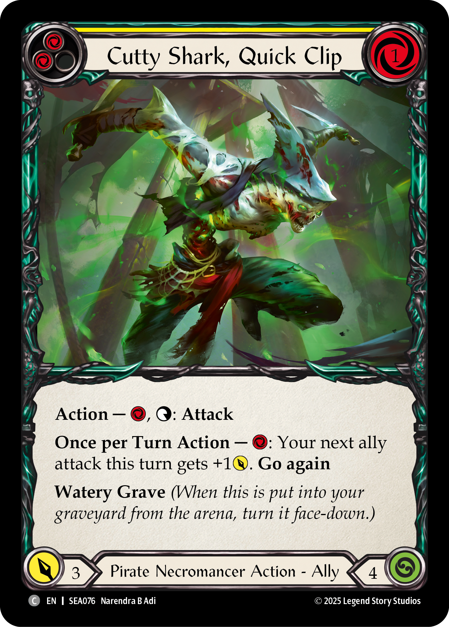 Cutty Shark, Quick Clip (Yellow) - Flesh and Blood TCG - MoxLand