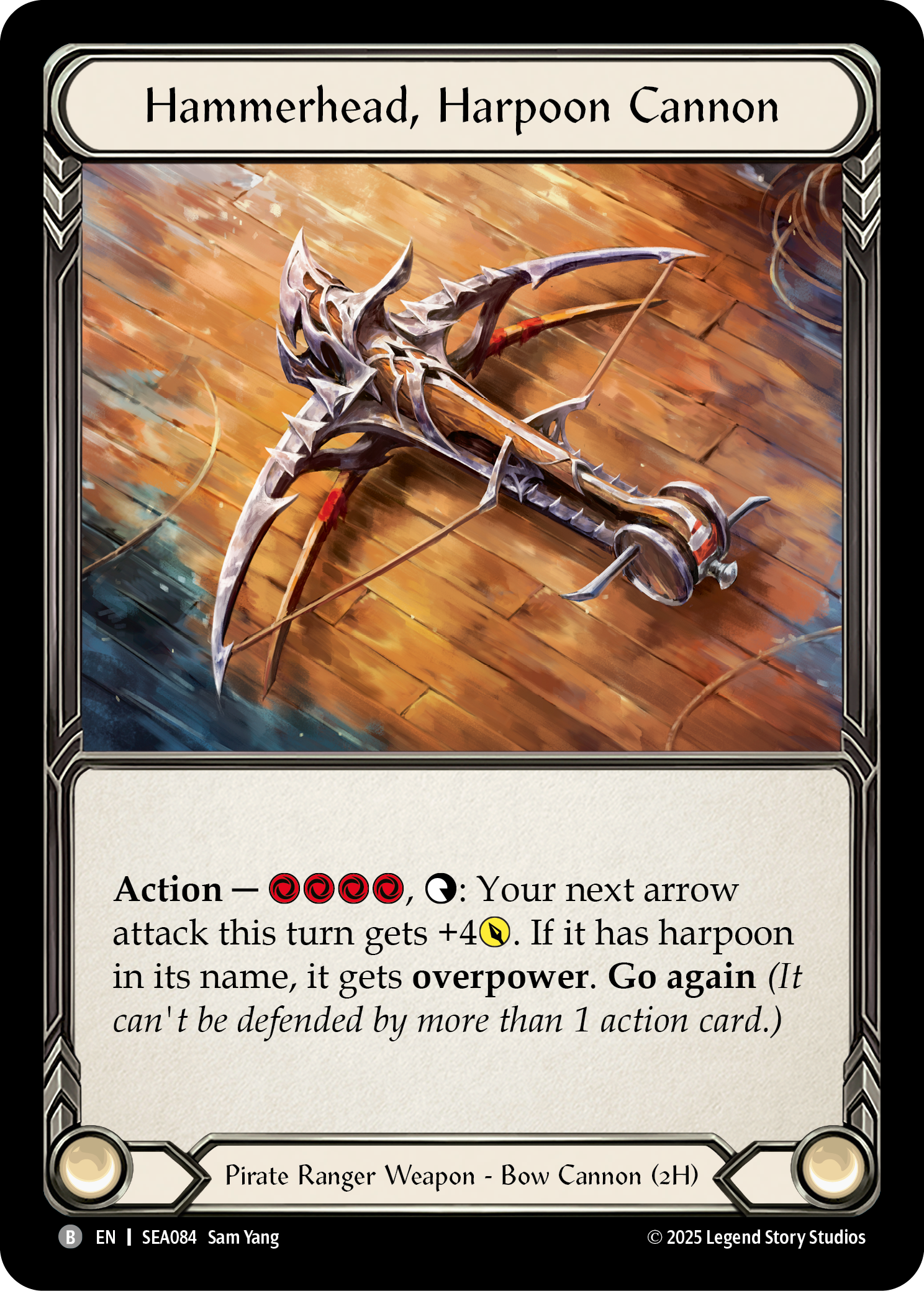 Hammerhead, Harpoon Cannon - Flesh and Blood TCG - MoxLand
