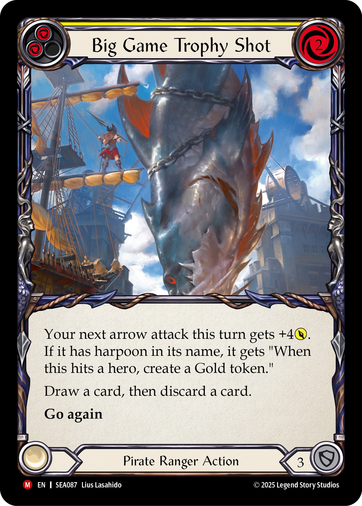 Big Game Trophy Shot (Yellow) - Flesh and Blood TCG - MoxLand