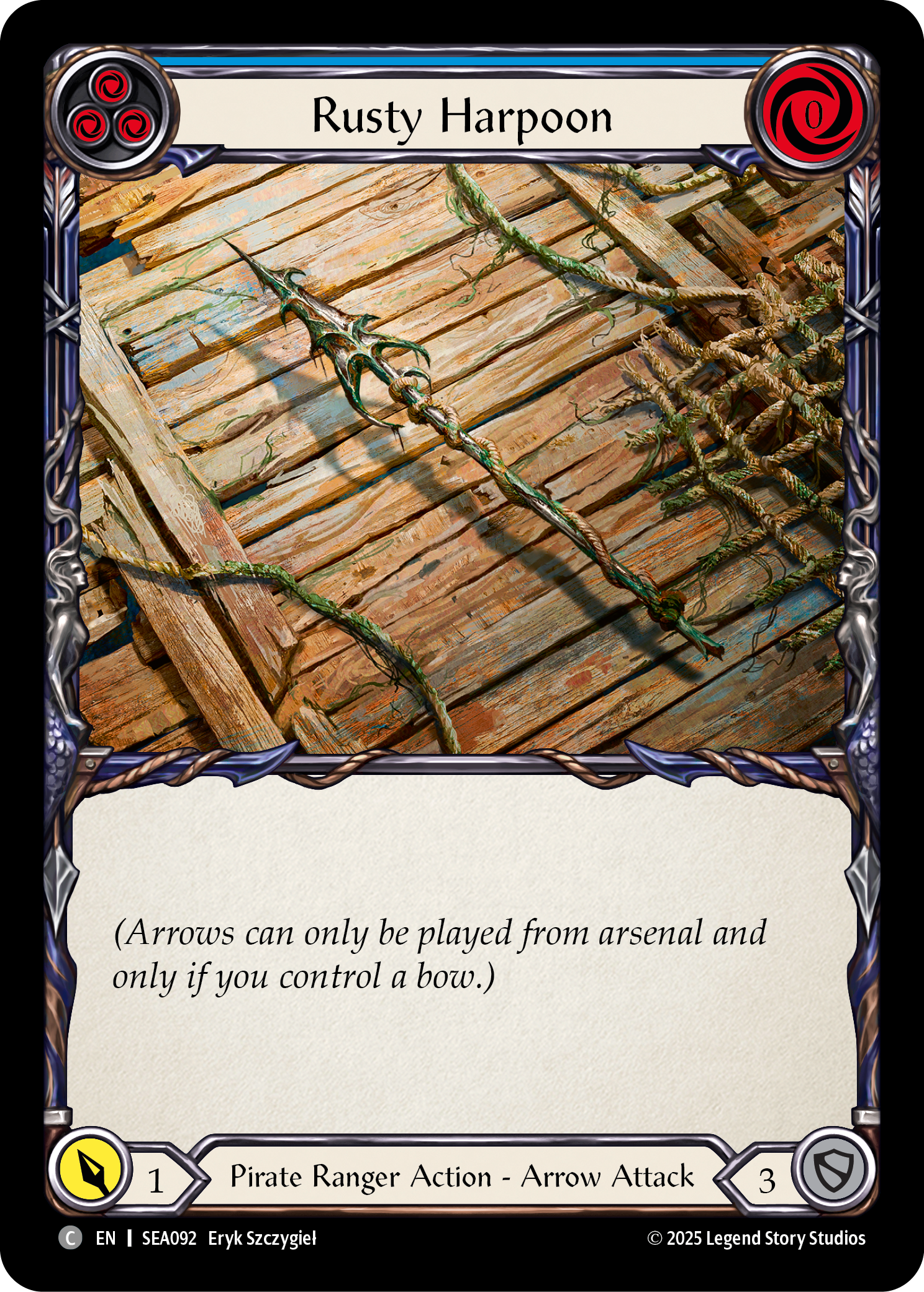 Rusty Harpoon (Blue) - Flesh and Blood TCG - MoxLand