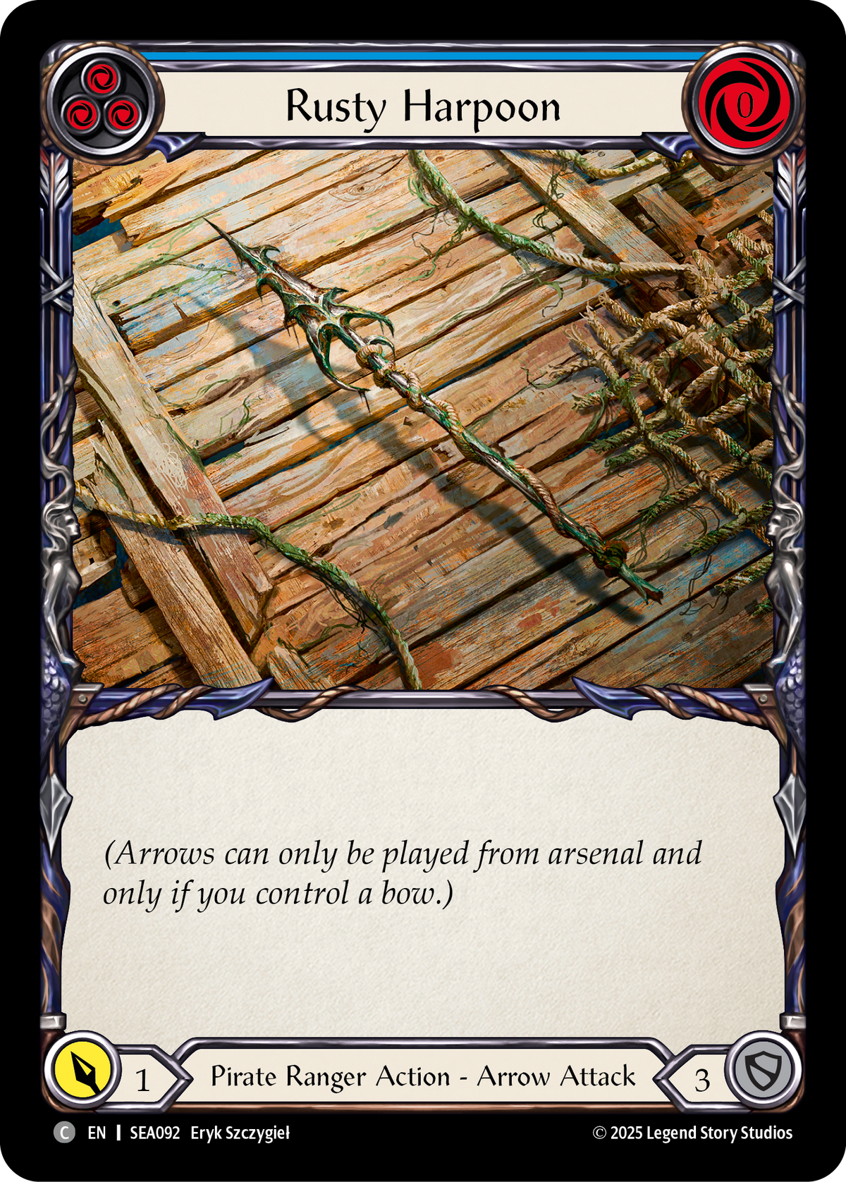 Rusty Harpoon (Blue) - Flesh and Blood TCG - MoxLand