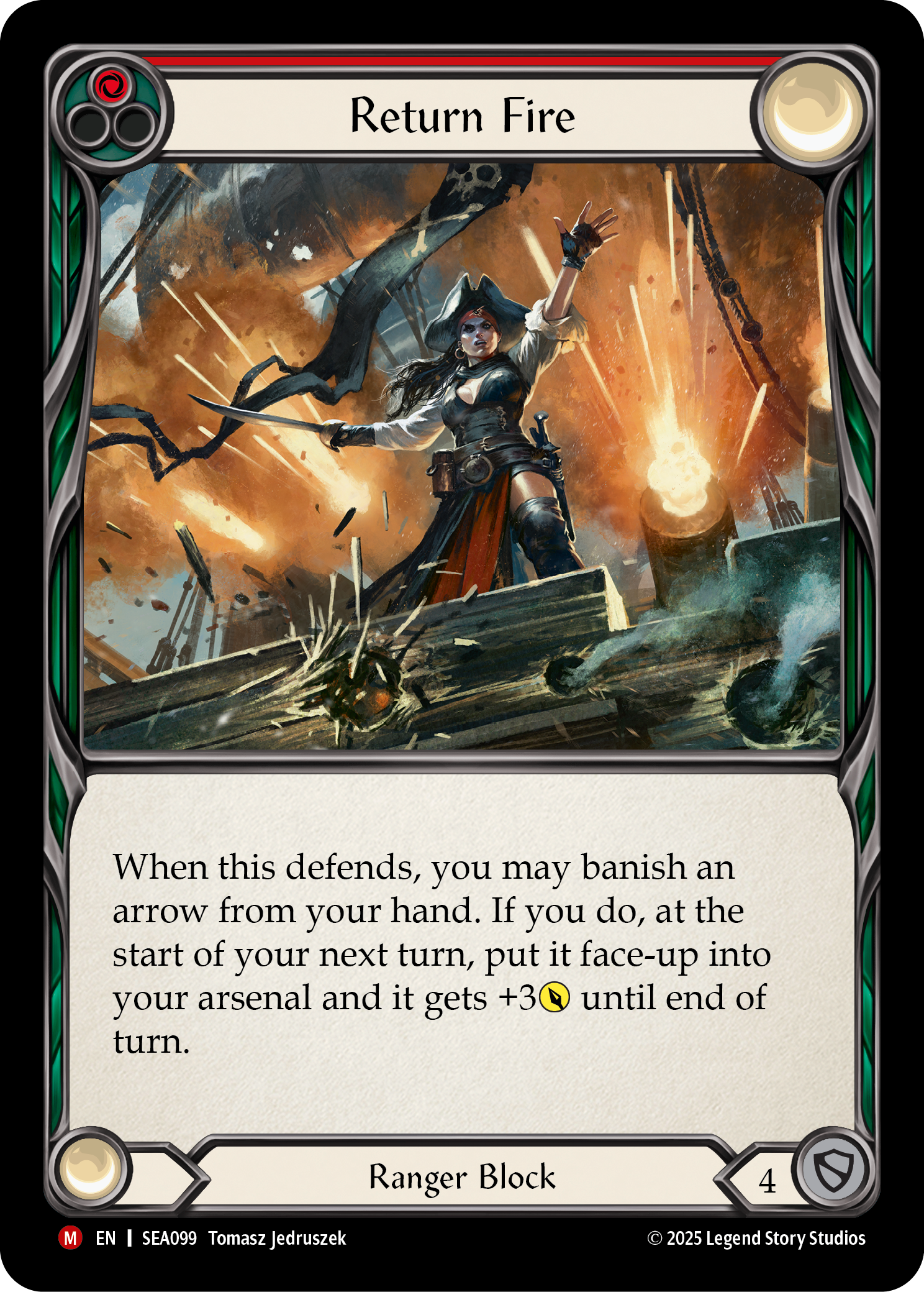 Return Fire (Red) - Flesh and Blood TCG - MoxLand