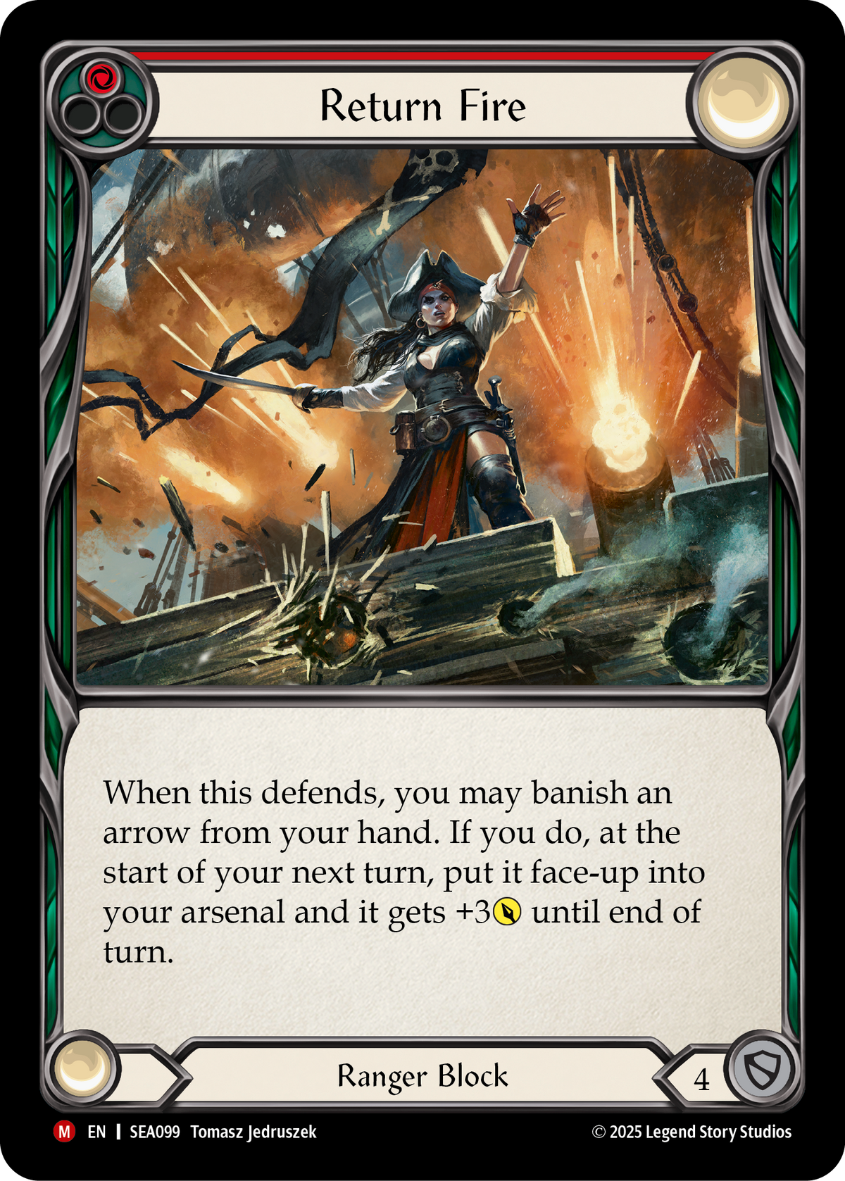 Return Fire (Red) - Flesh and Blood TCG - MoxLand