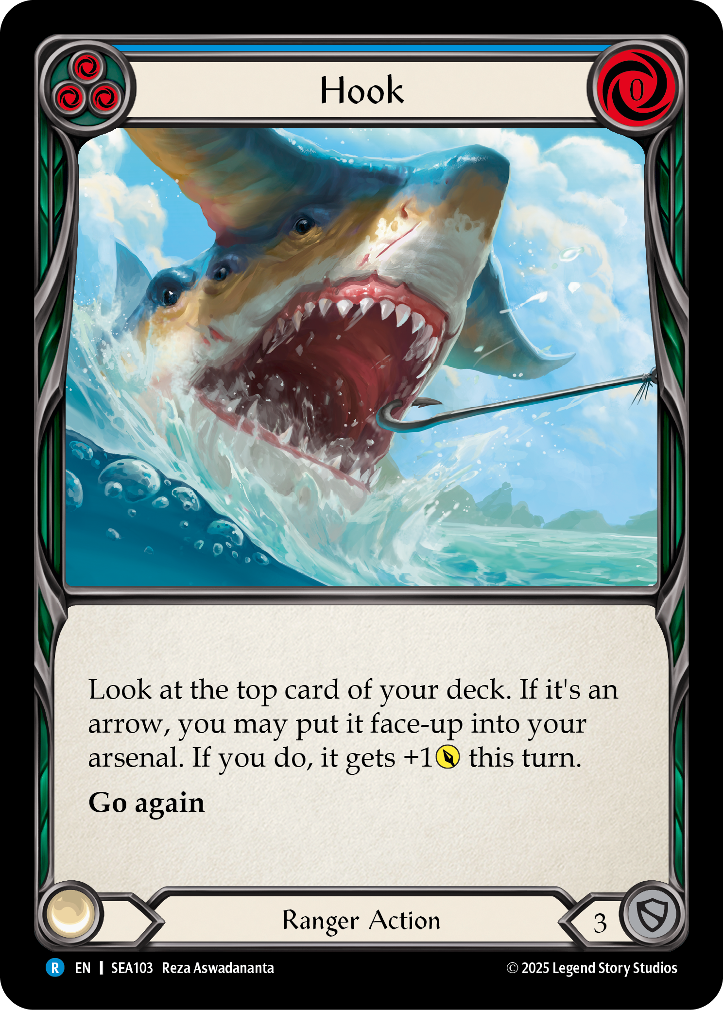 Hook (Blue) - Flesh and Blood TCG - MoxLand