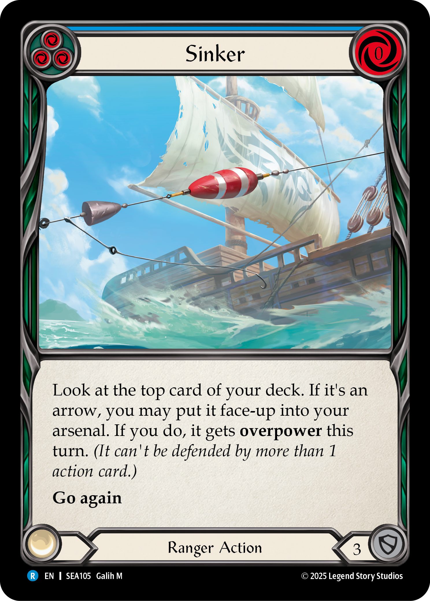 Sinker (Blue) - Flesh and Blood TCG - MoxLand