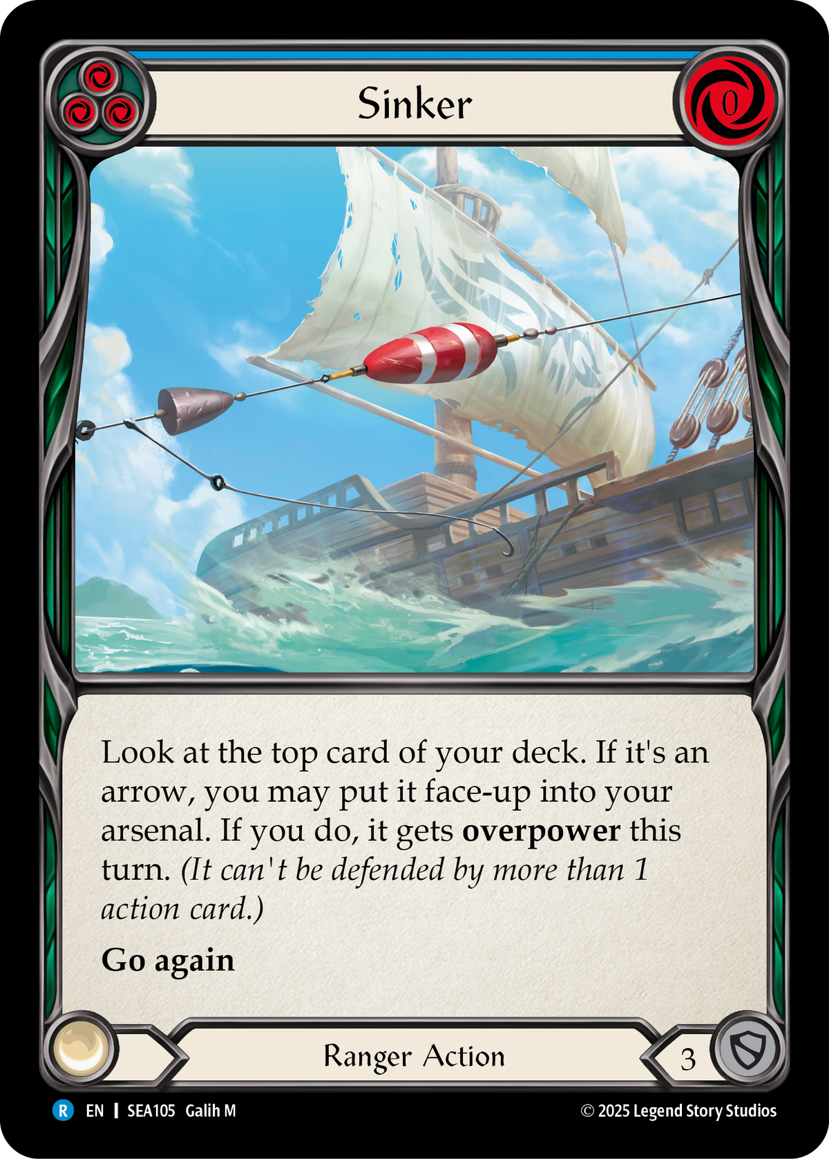 Sinker (Blue) - Flesh and Blood TCG - MoxLand